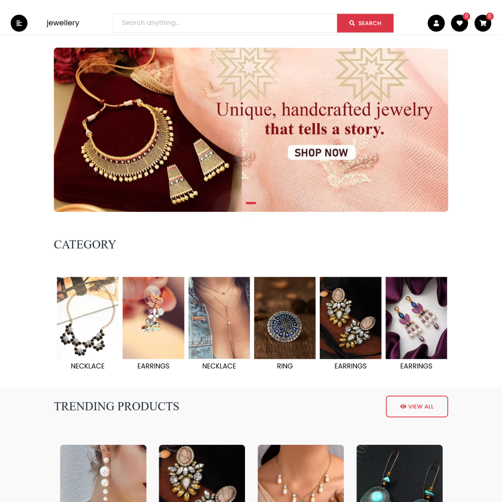 Jewellery theme