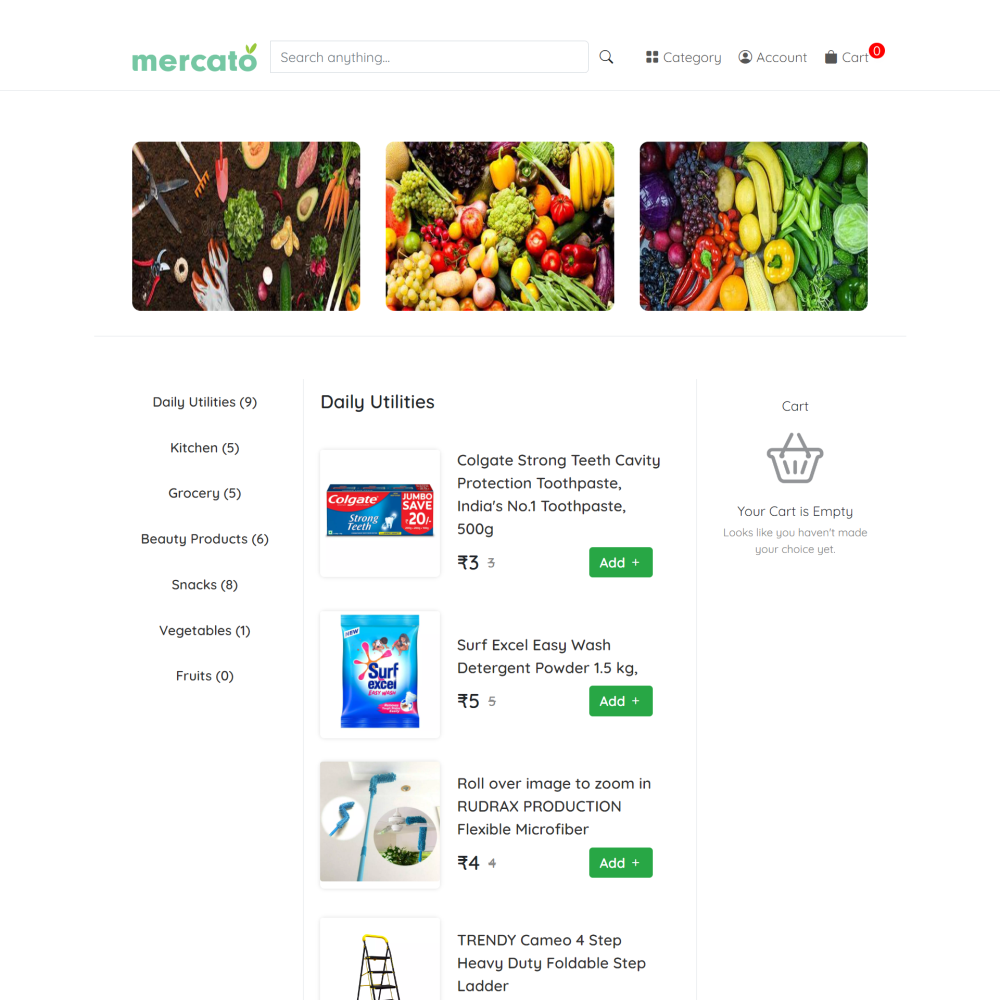 Grocery theme